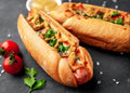 Pain saucisse poulet halal